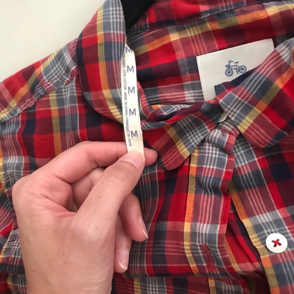Anthropologie plaid button Down - Picture 4 of 4